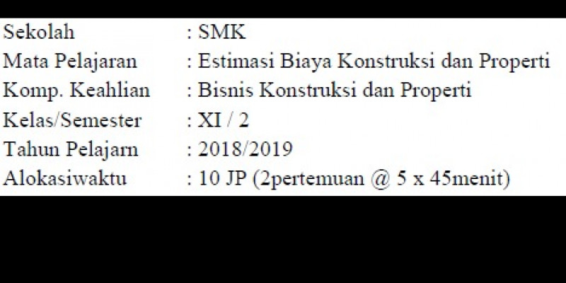 Detail Rpp Gambar Konstruksi Bangunan Kelas Xi Nomer 33