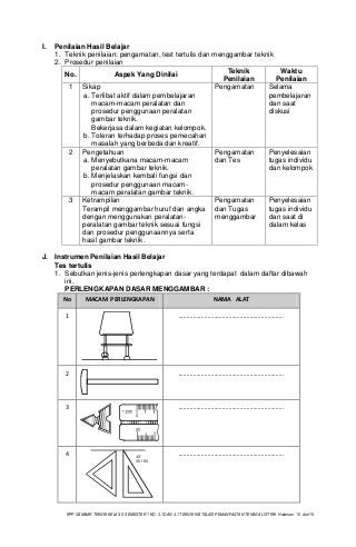 Detail Rpp Gambar Teknik Nomer 31
