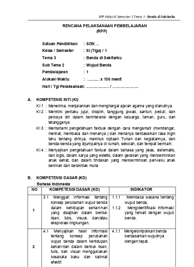 Detail Rpp Sketsa Dan Gambar K13 Nomer 25