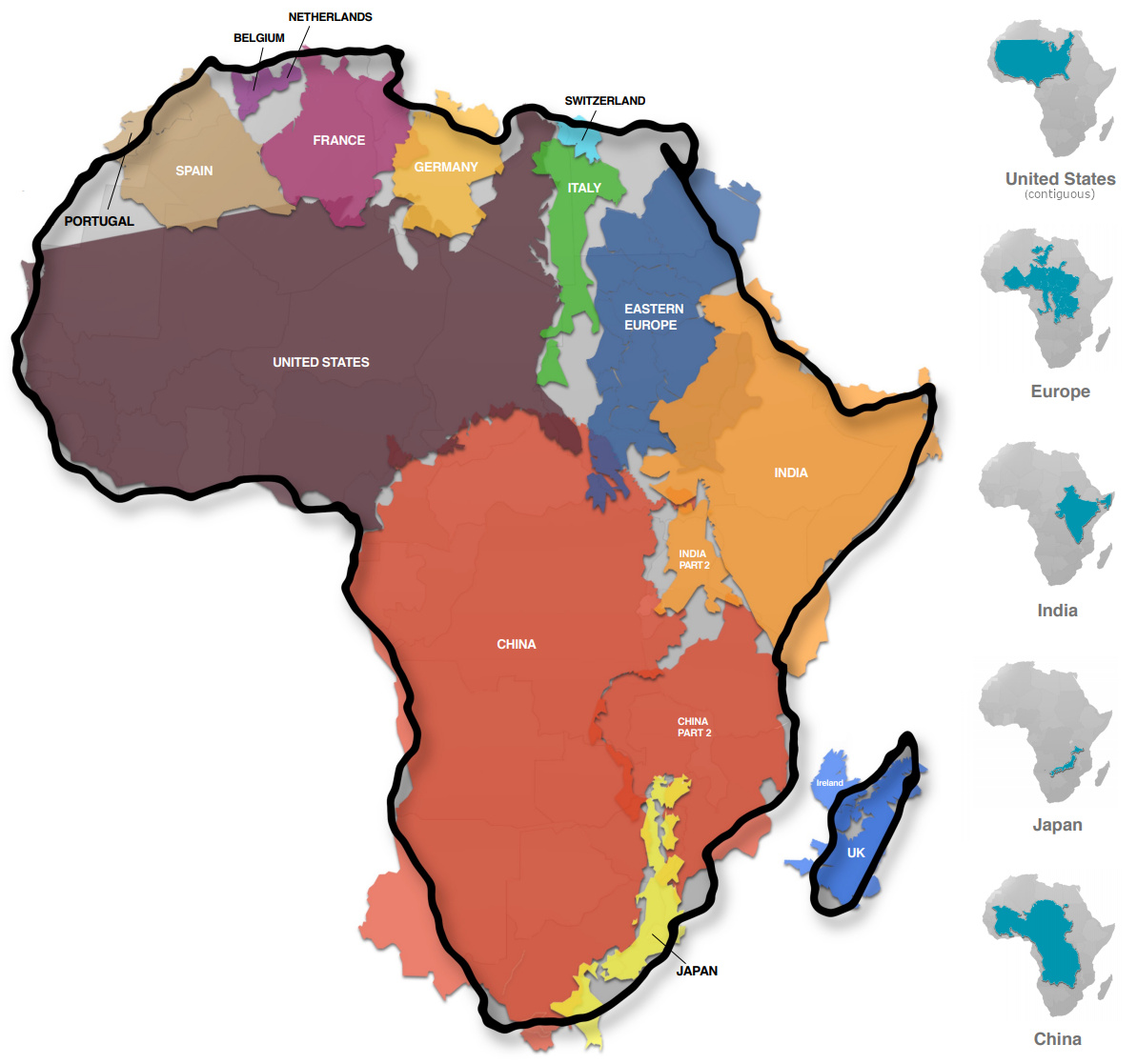 Detail Afrika Kontinent Karte Nomer 4