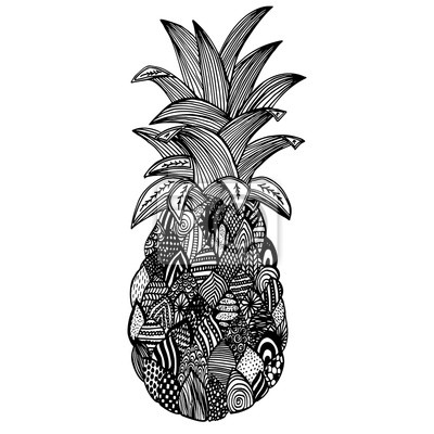 Detail Ananas Vorlage Nomer 22