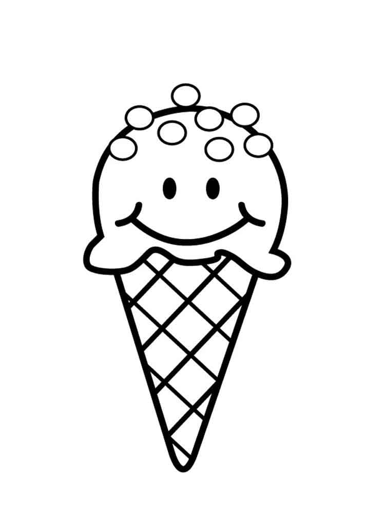 Detail Ausmalbild Eisbecher Nomer 13