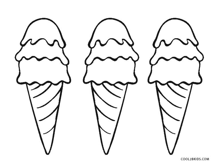 Detail Ausmalbild Eisbecher Nomer 28