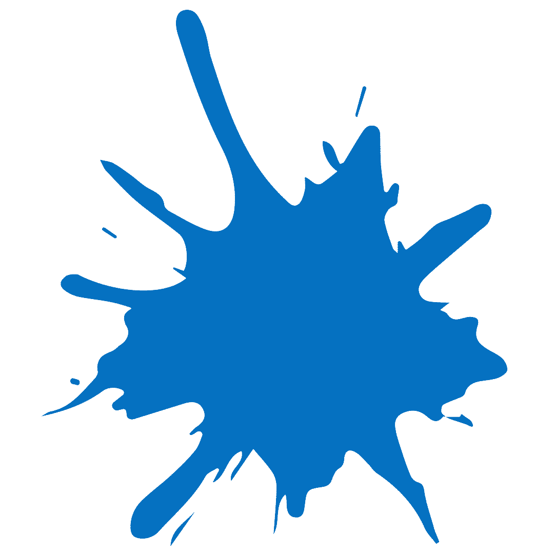 Detail Blauer Farbklecks Nomer 3
