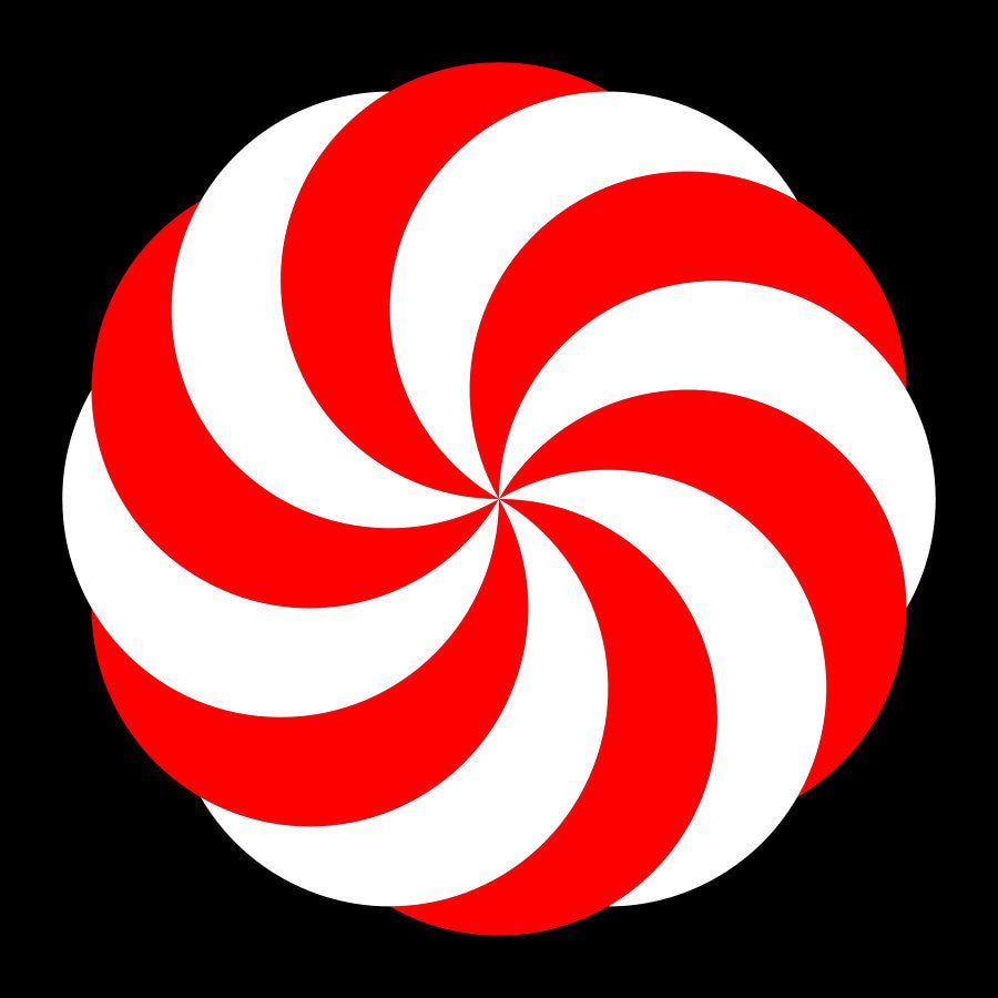 Detail Bunte Spirale 90er Nomer 8