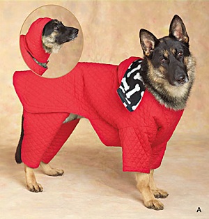 Detail Dog Raincoat German Shepherd Nomer 54