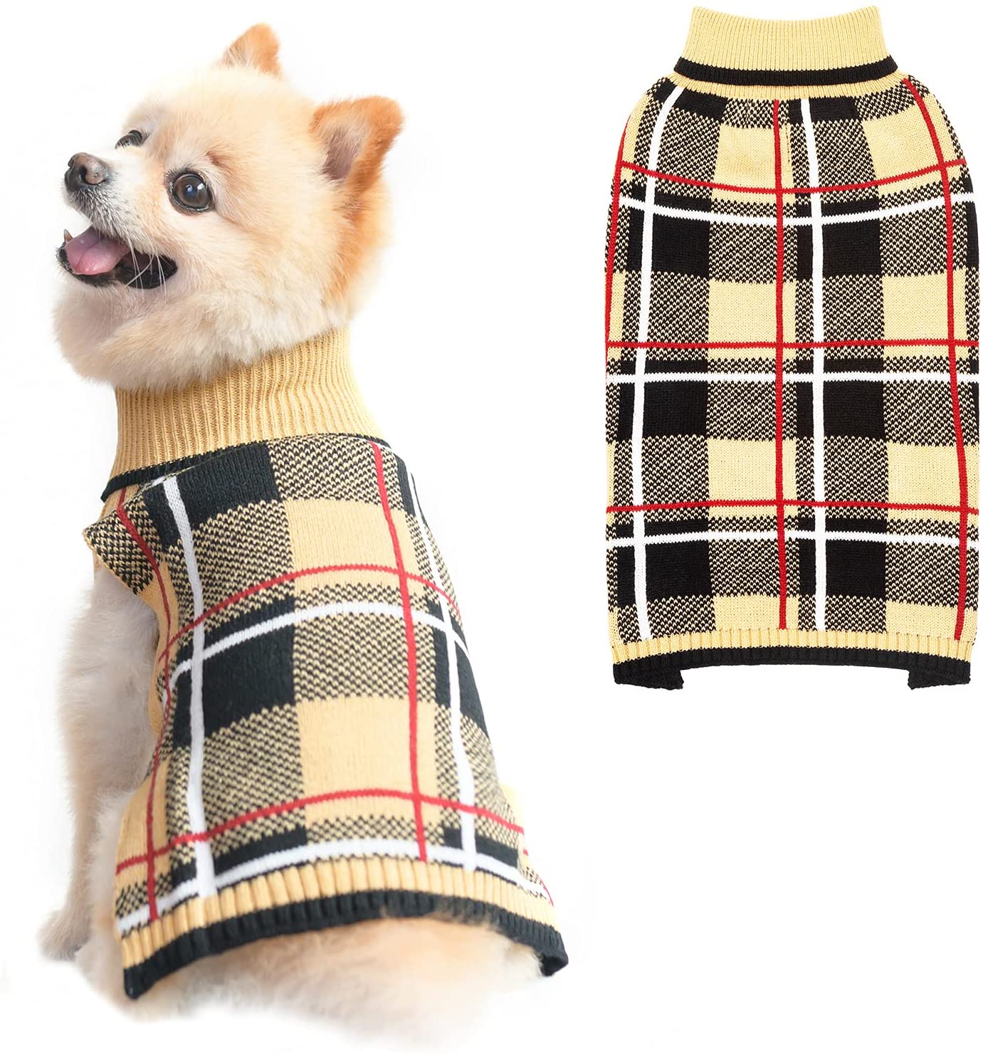 Detail Dog Sweater With Leash Hole Nomer 21