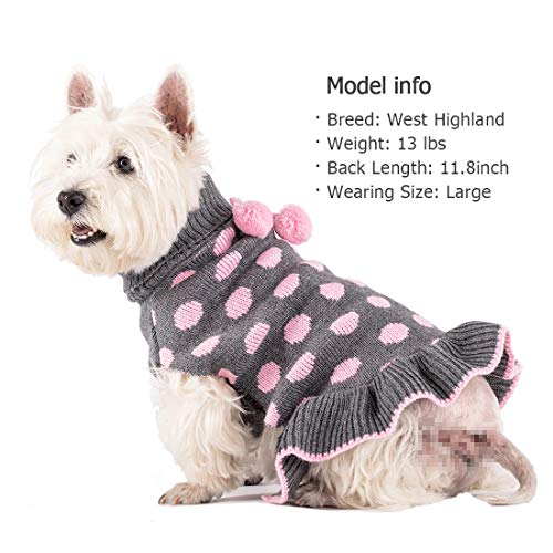 Detail Dog Sweater With Leash Hole Nomer 33