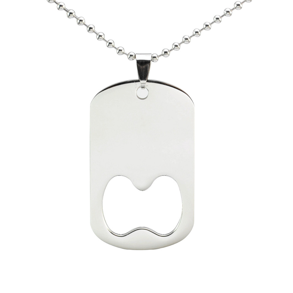 Detail Dog Tag Bottle Opener Necklace Nomer 39