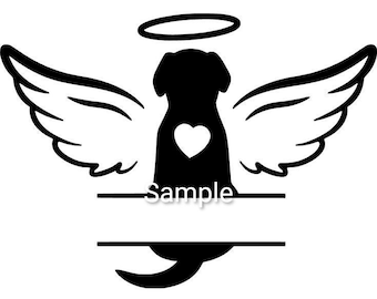 Detail Dog With Angel Wings Silhouette Nomer 34
