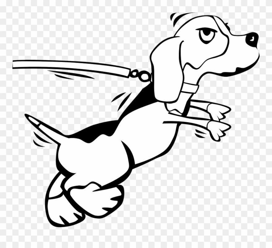 Detail Dog With Leash Clipart Nomer 34