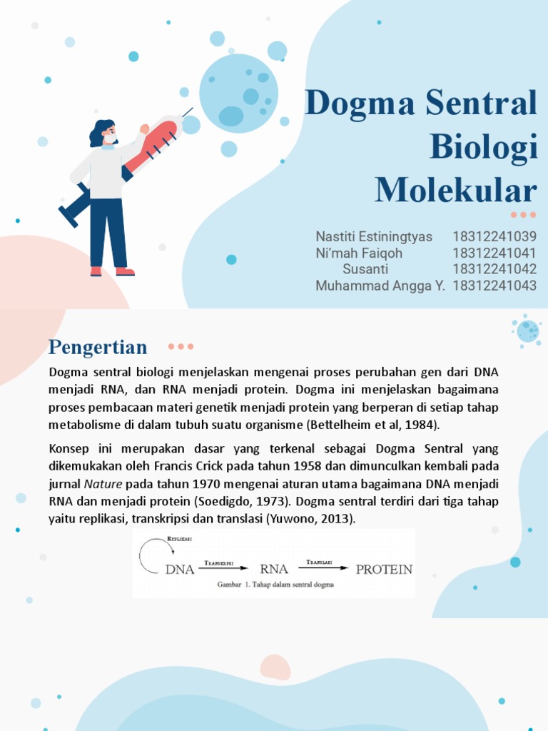 Detail Dogma Sentral Biologi Molekuler Nomer 24