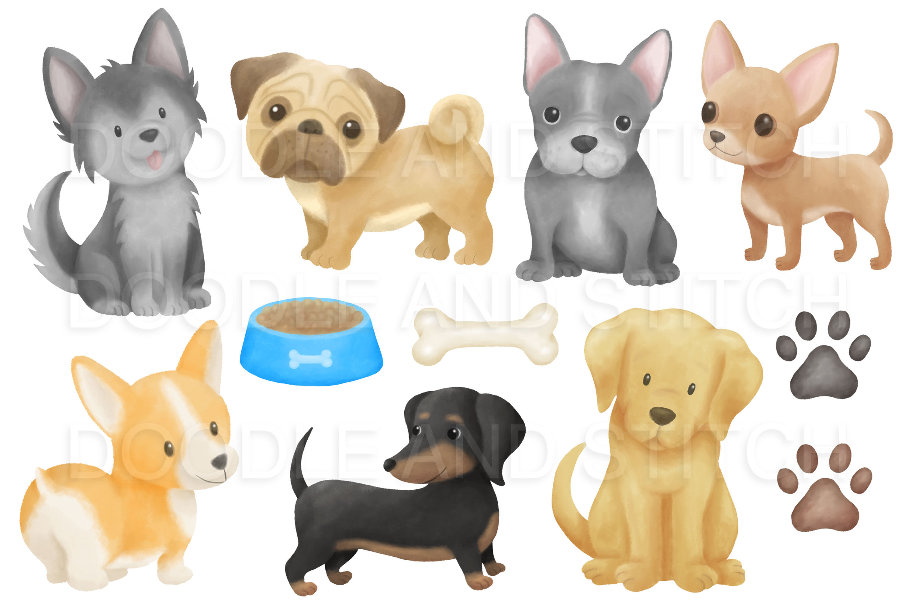 Detail Dogs Clipart Nomer 28