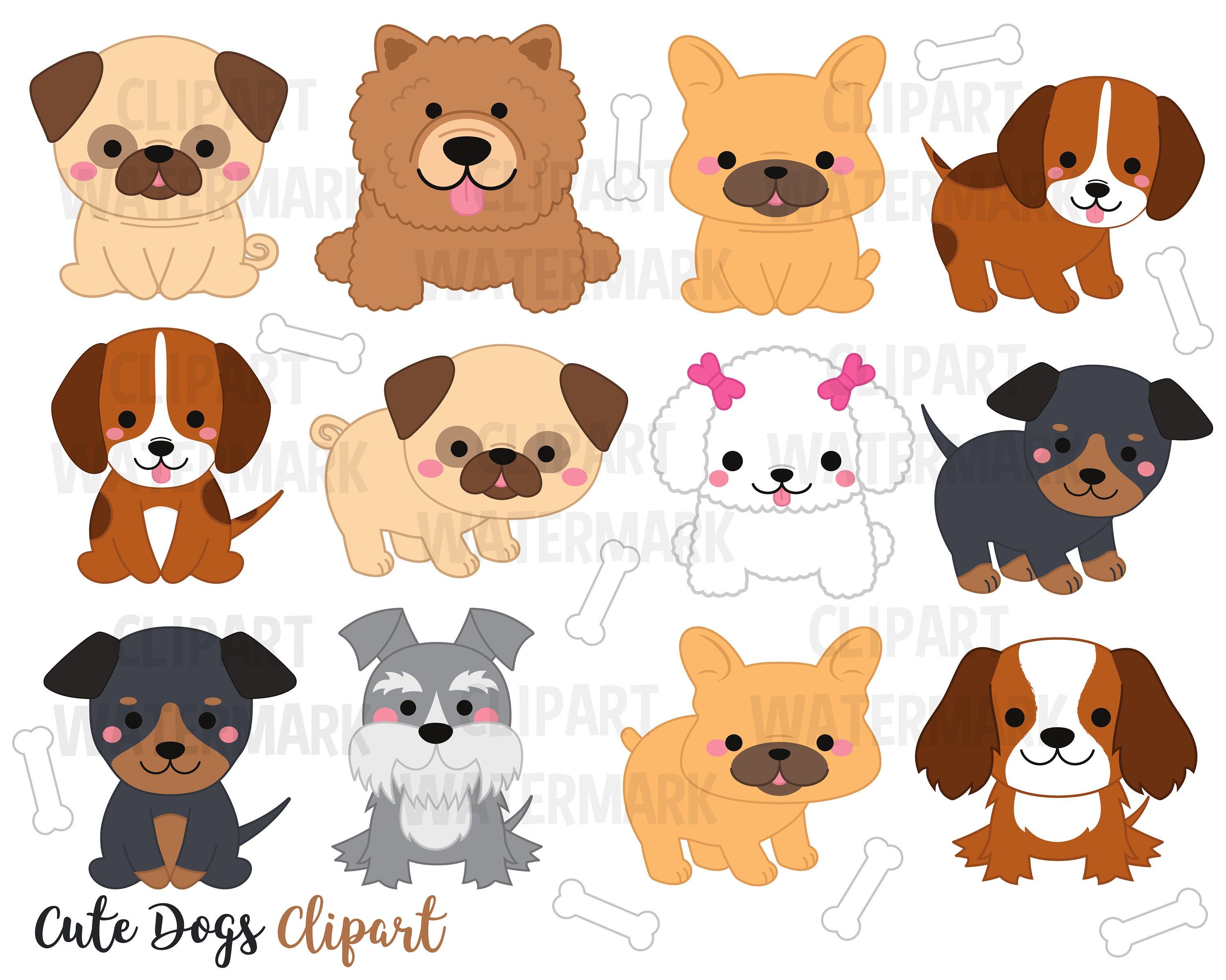 Detail Dogs Clipart Nomer 5
