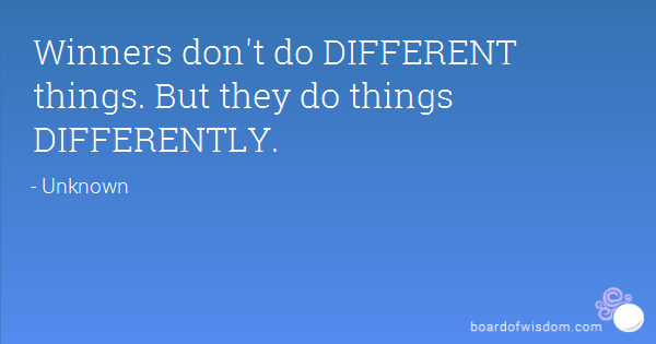 Doing Things Differently Quotes - KibrisPDR