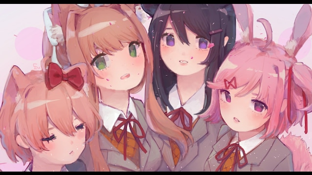 Detail Doki Doki Literature Club Wallpaper Nomer 19