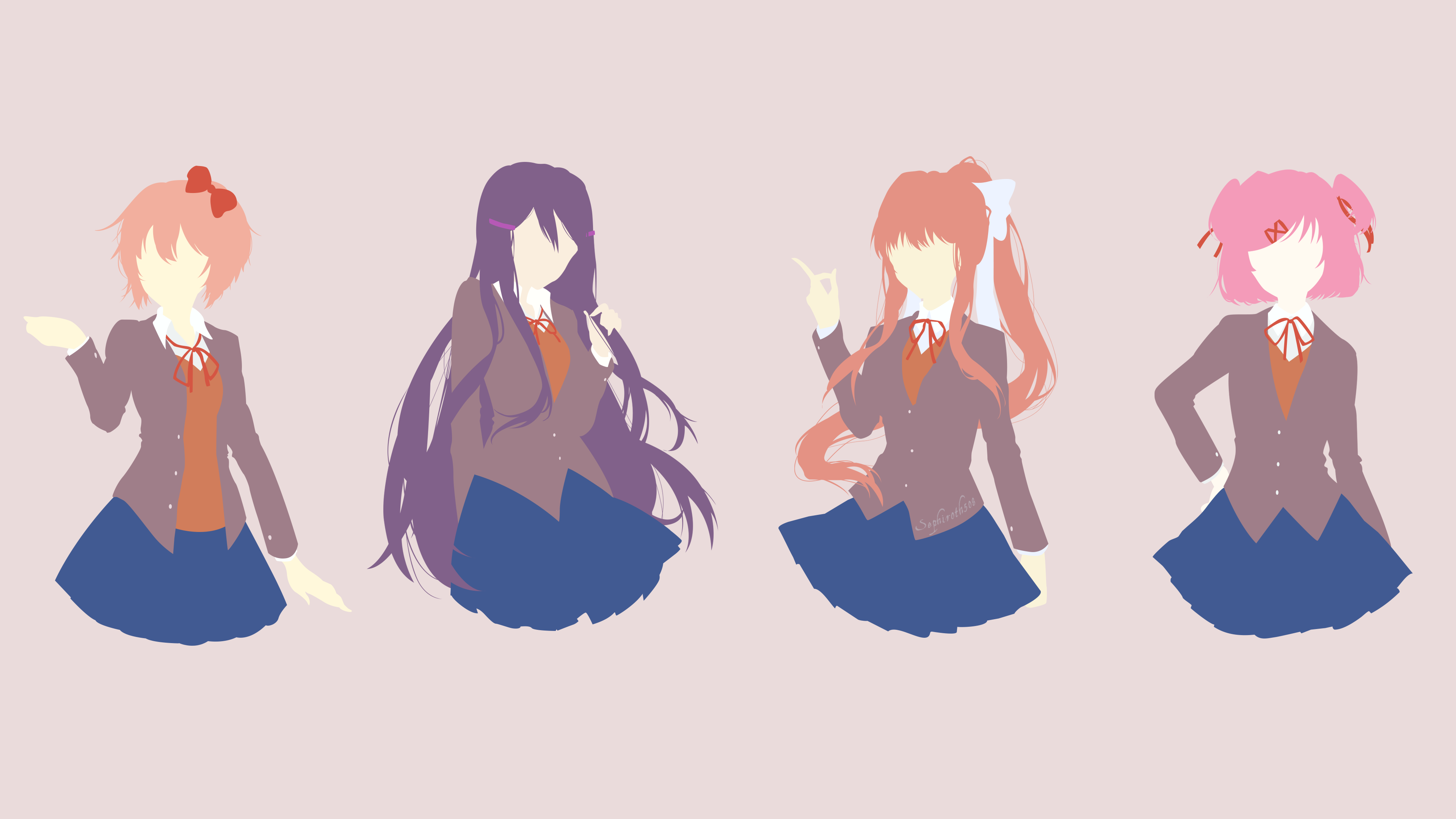 Detail Doki Doki Literature Club Wallpaper Nomer 39