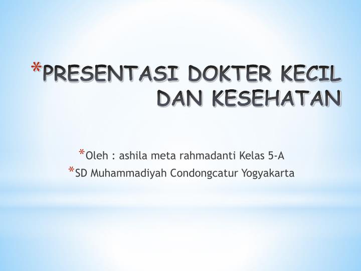 Detail Dokter Kecil Powerpoint Nomer 14