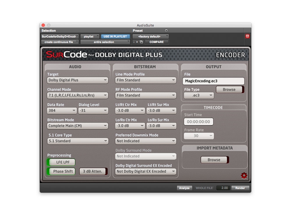 Detail Dolby Digital Audio Nomer 55