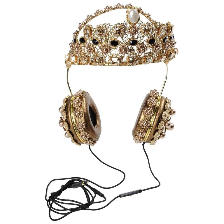 Detail Dolce And Gabbana Crown Headphones Nomer 2