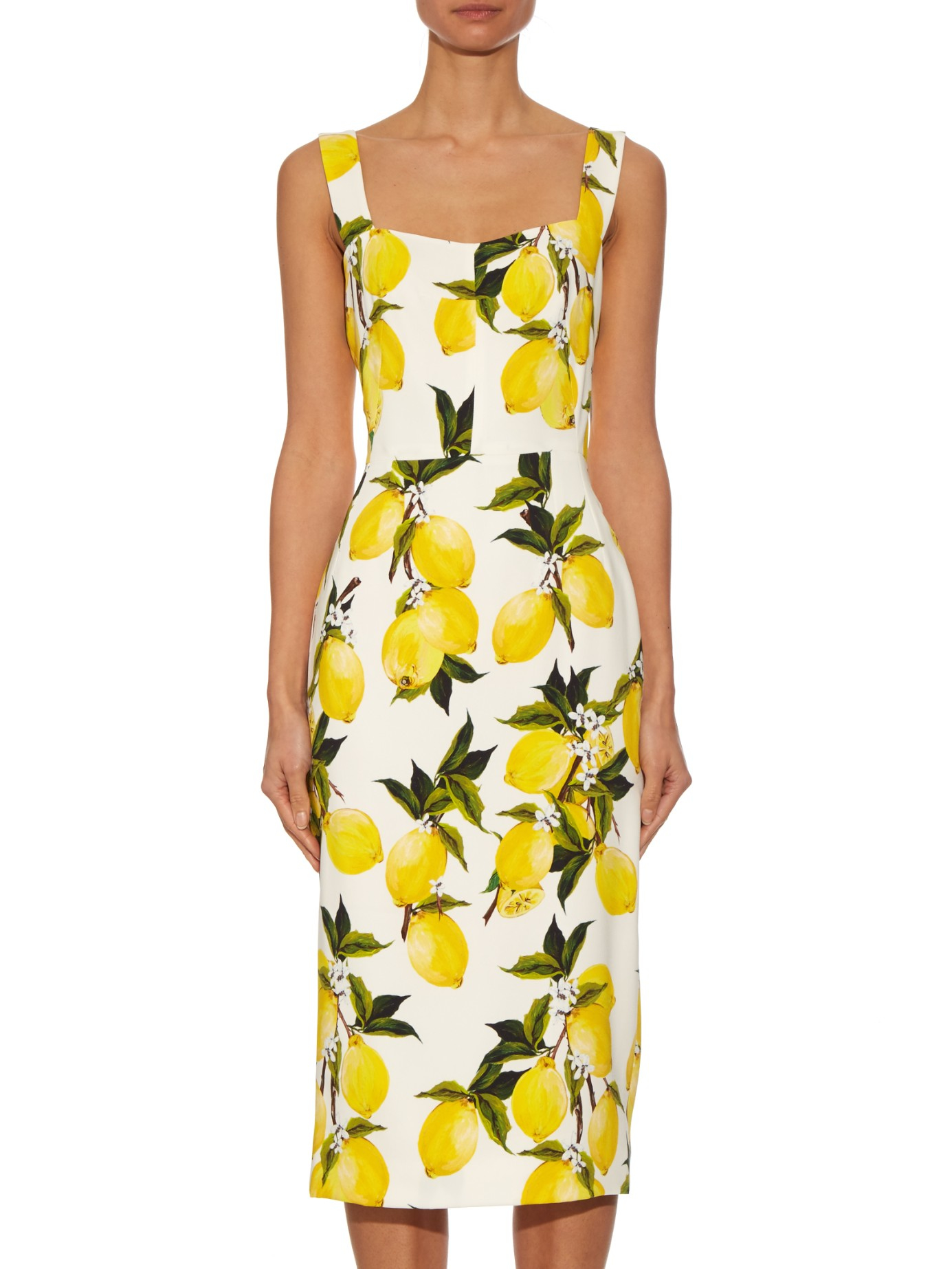 Detail Dolce And Gabbana Lemon Dress Nomer 2