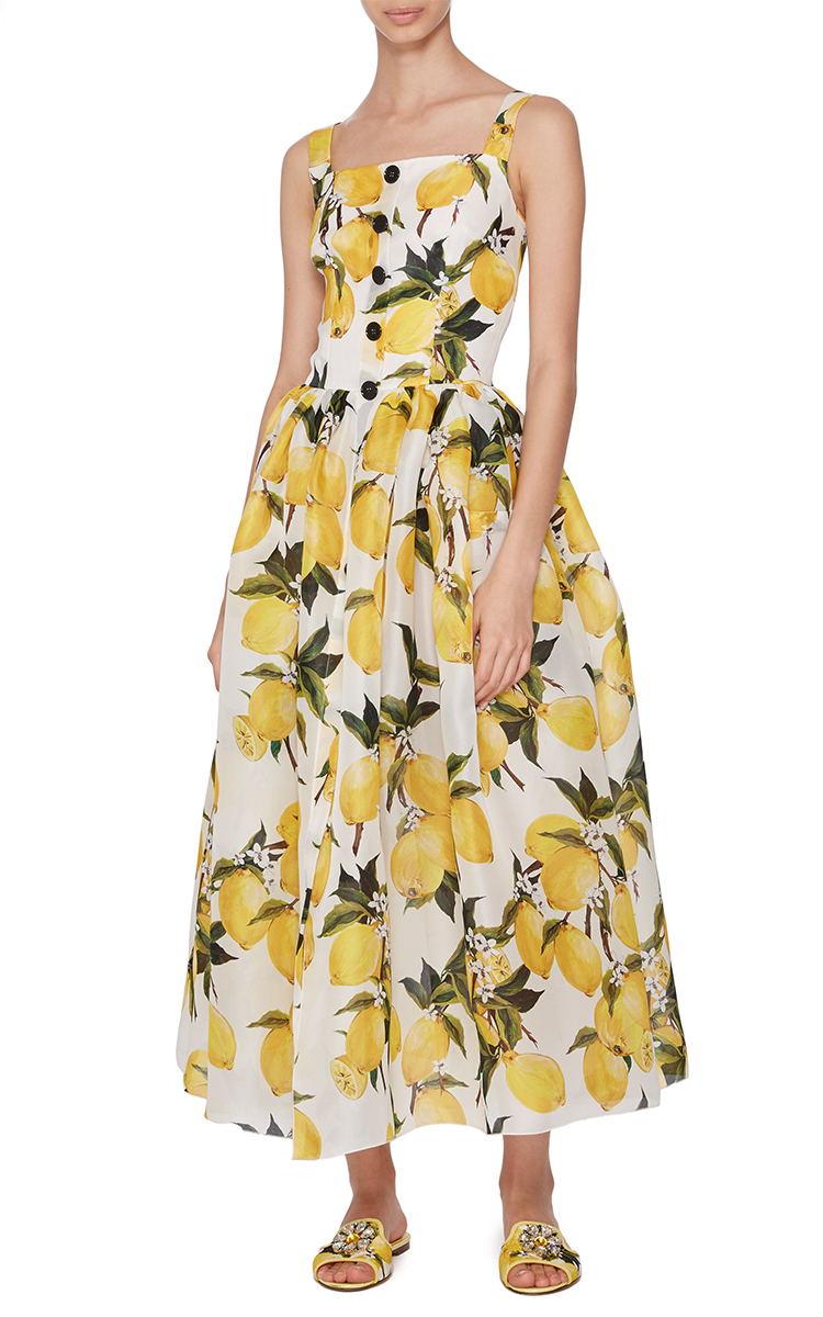 Detail Dolce And Gabbana Lemon Dress Nomer 28