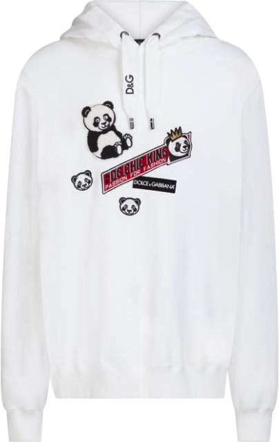 Detail Dolce And Gabbana Panda Hoodie Nomer 11