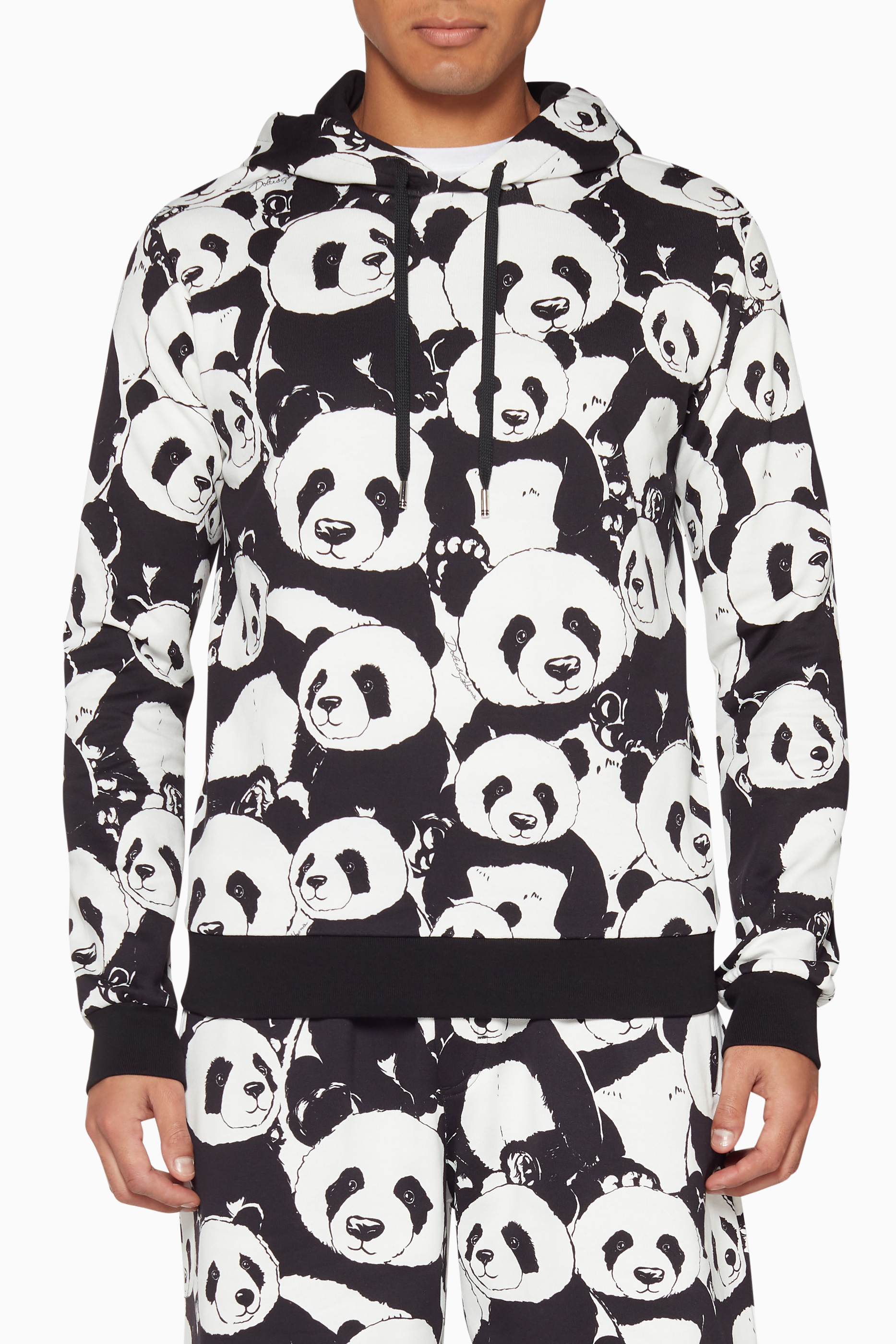 Detail Dolce And Gabbana Panda Hoodie Nomer 15