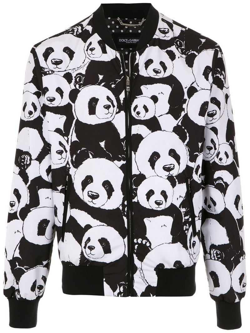 Detail Dolce And Gabbana Panda Hoodie Nomer 10