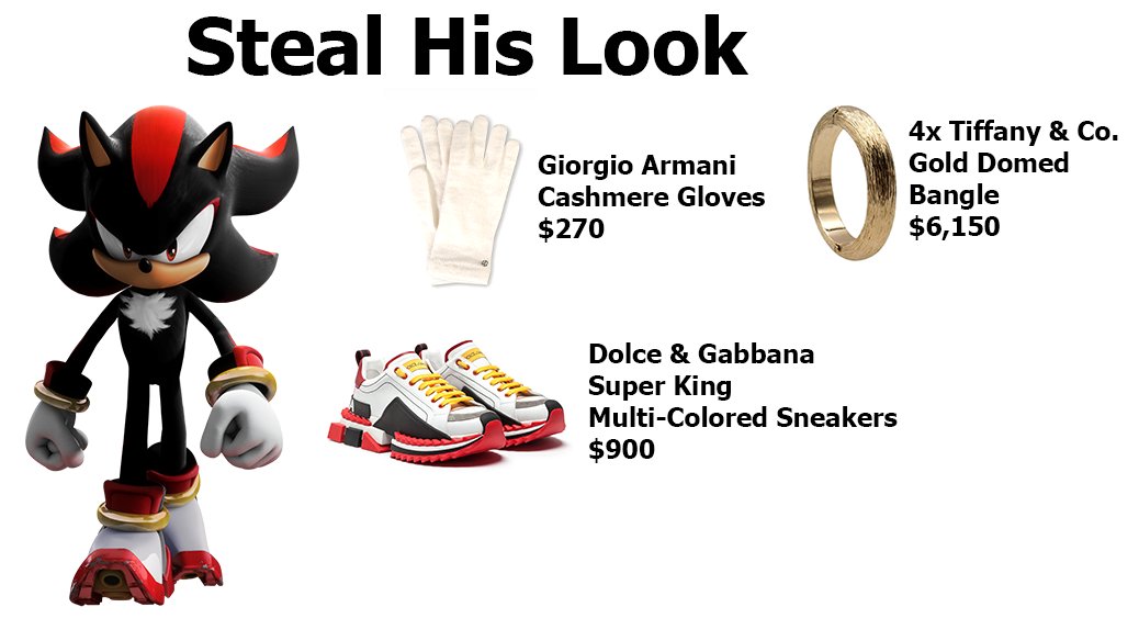 dolce and gabbana shadow the hedgehog