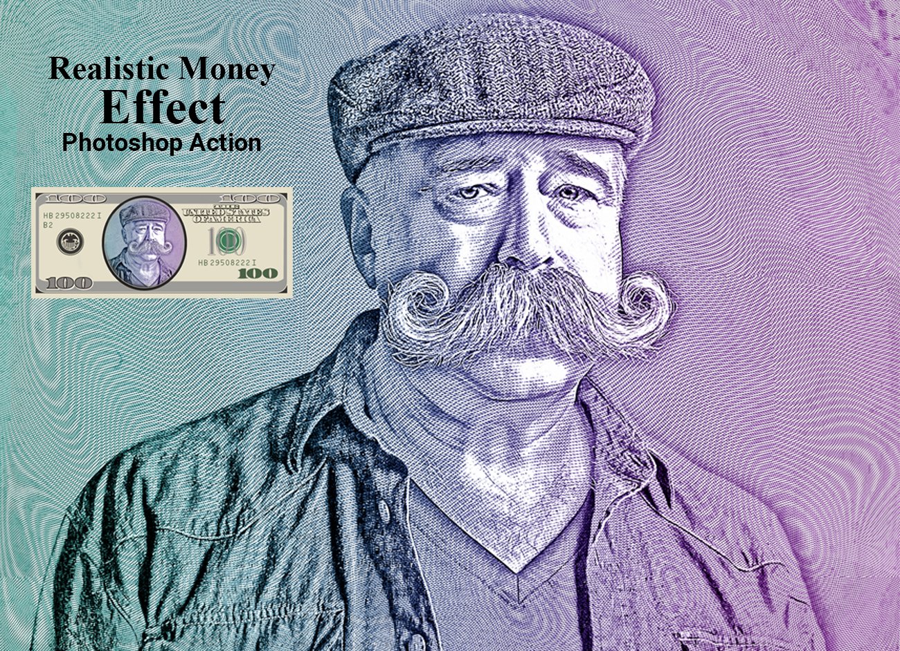 Detail Dollar Bill Effect Photoshop Nomer 12