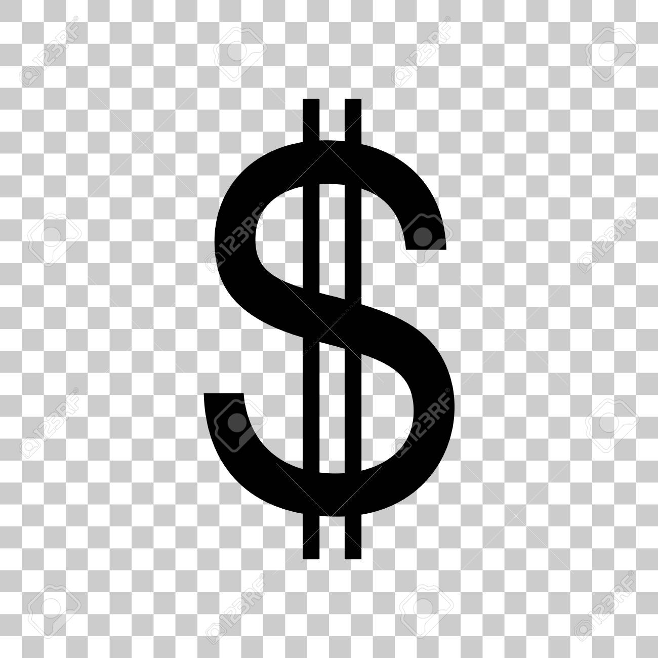 Detail Dollar Sign Icon Transparent Background Nomer 4