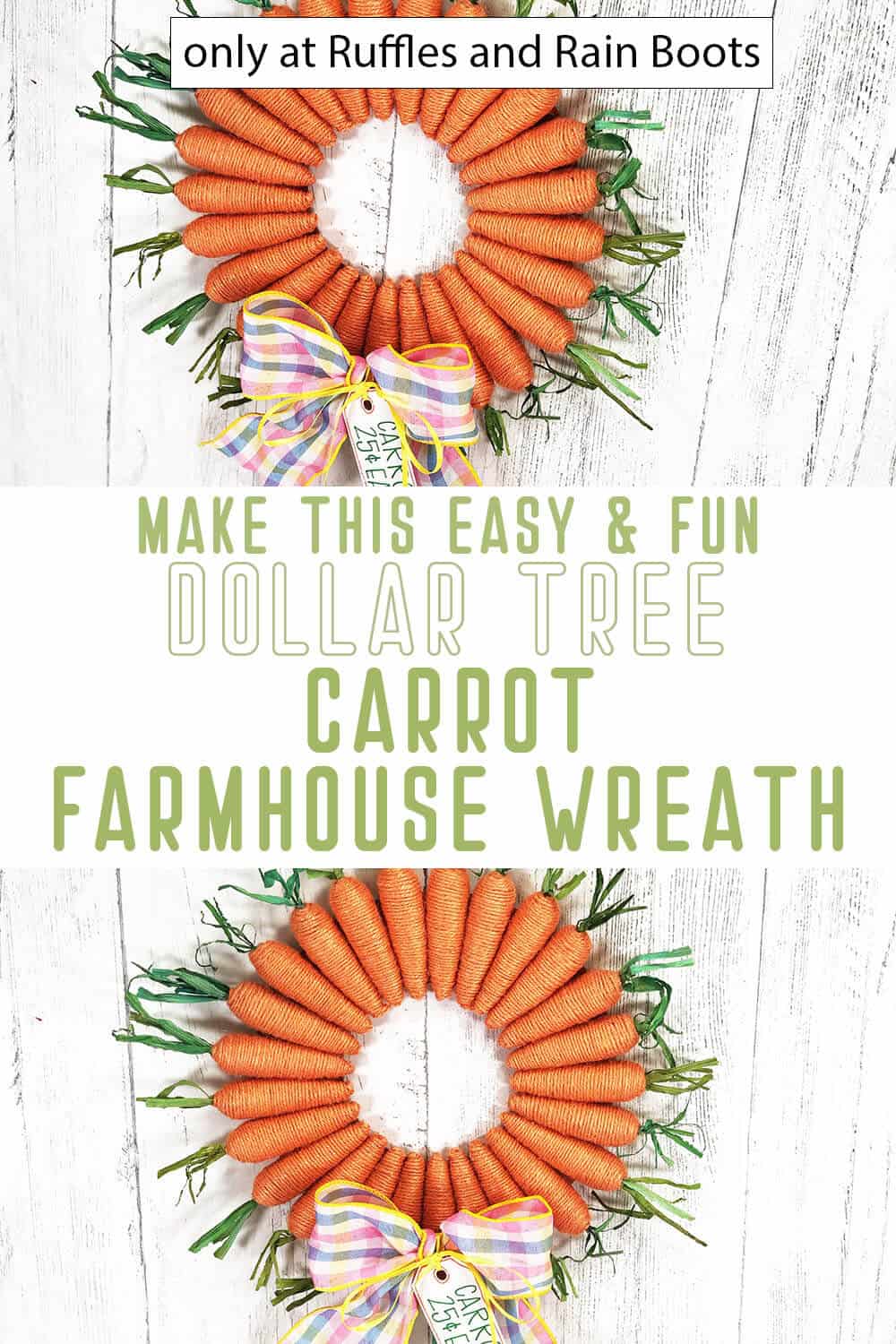 Detail Dollar Tree Carrot Wreath Nomer 33