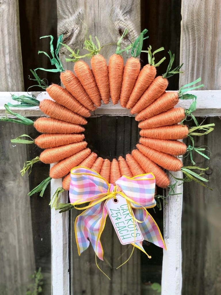 Detail Dollar Tree Carrot Wreath Nomer 5