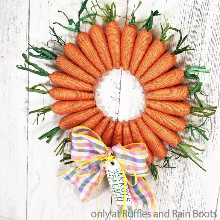 Detail Dollar Tree Carrot Wreath Nomer 7