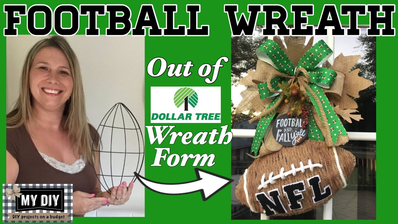 Dollar Tree Football Wreath Form - KibrisPDR