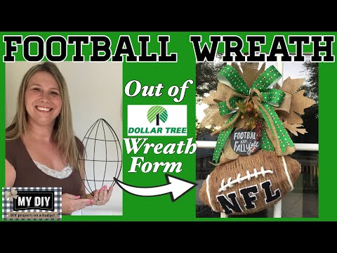 Detail Dollar Tree Football Wreath Form Nomer 28