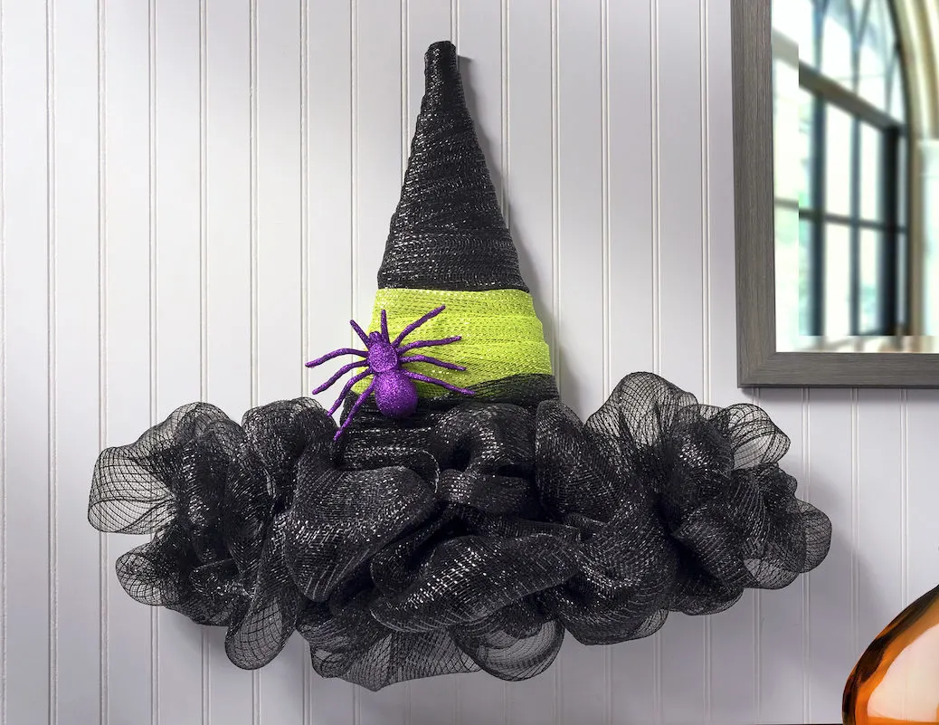 Detail Dollar Tree Witch Hat Wreath Nomer 24