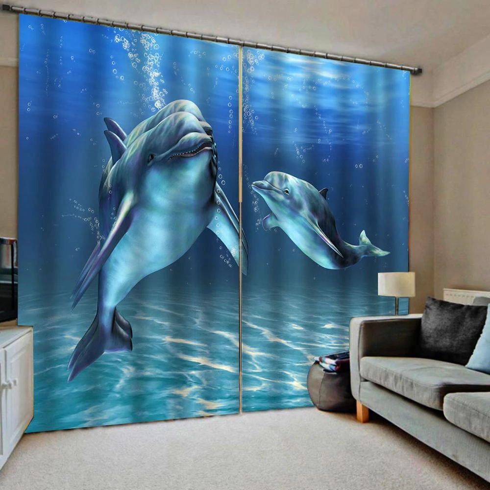 Detail Dolphin Curtains For Windows Nomer 37