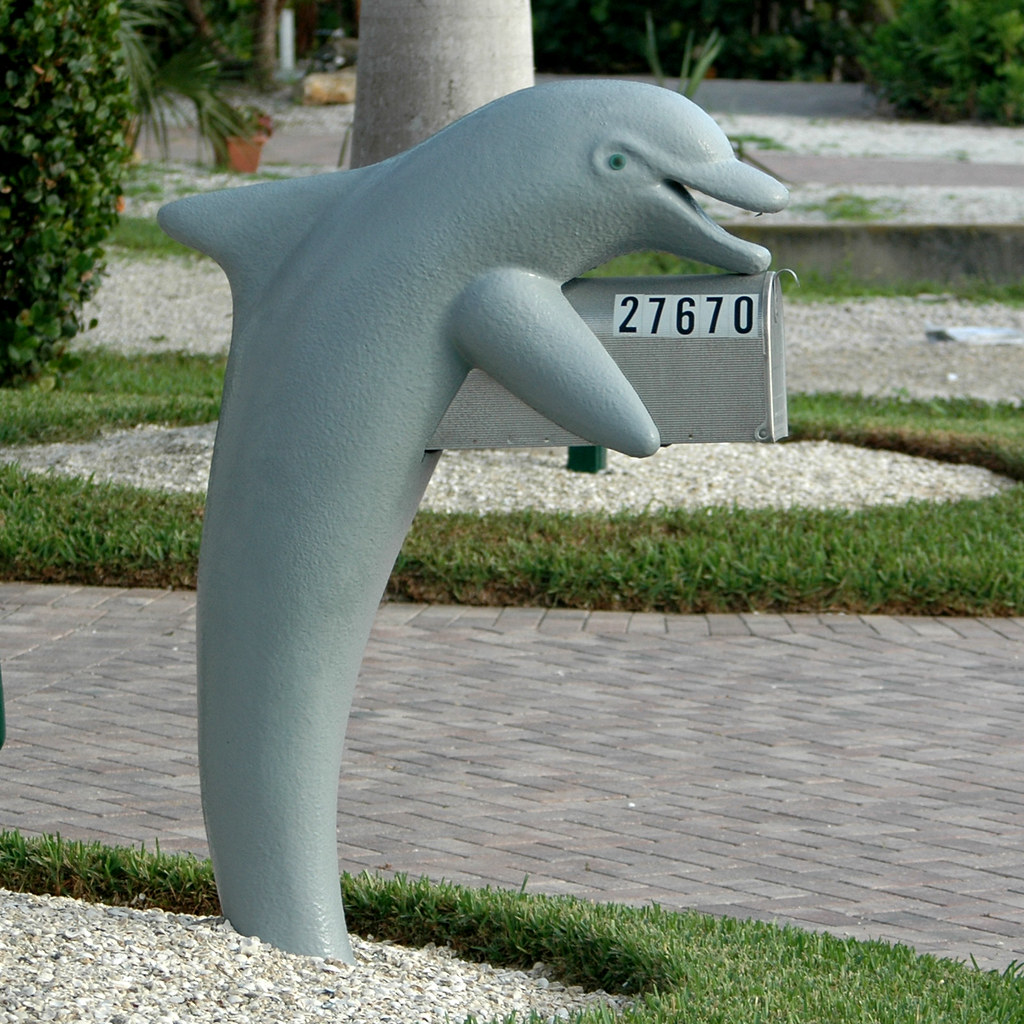 Detail Dolphin Mailbox Statue Nomer 28