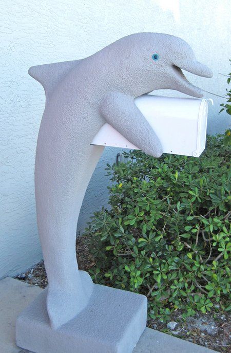 Detail Dolphin Mailbox Statue Nomer 5