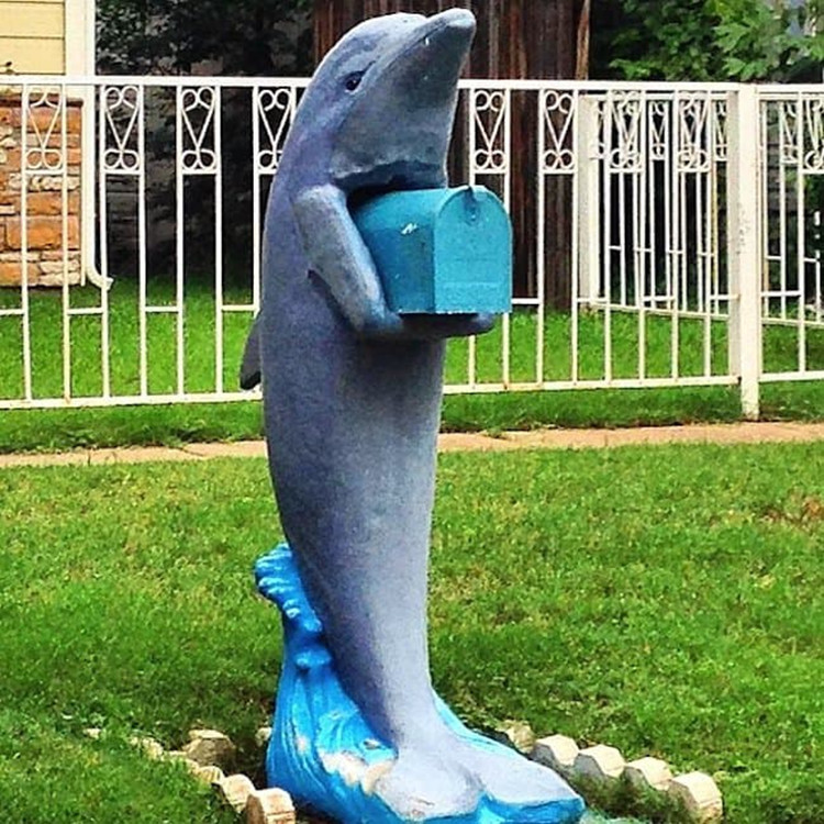 Detail Dolphin Mailbox Statue Nomer 6