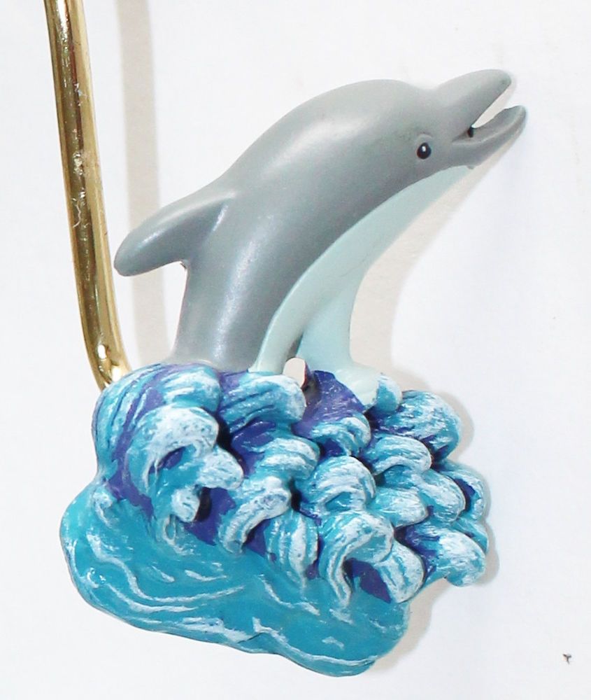 Detail Dolphin Shower Curtain Hooks Nomer 4