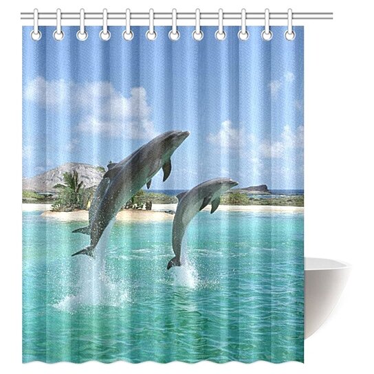 Detail Dolphin Shower Curtain Hooks Nomer 40