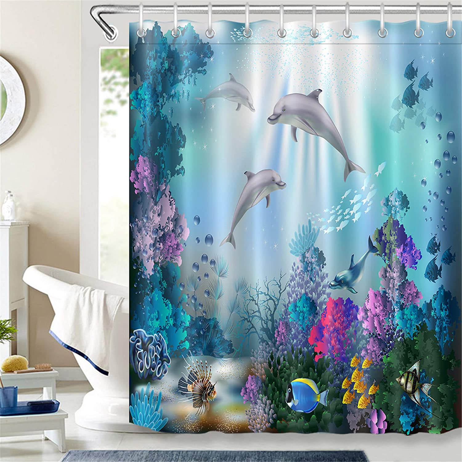 Detail Dolphin Shower Curtain Hooks Nomer 53