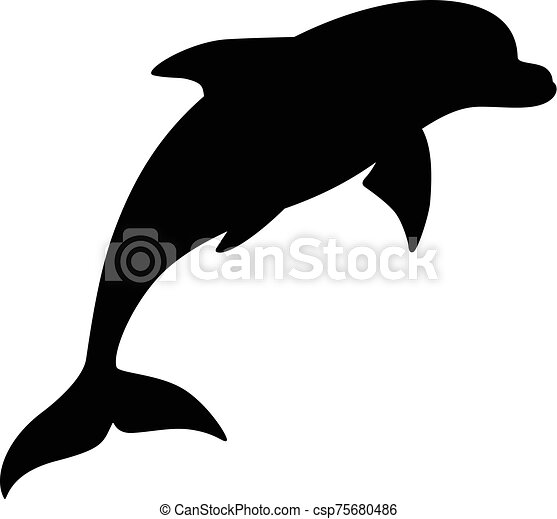 Detail Dolphin Silhouette Clip Art Nomer 17