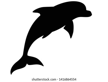 Download Dolphin Silhouettes Nomer 13