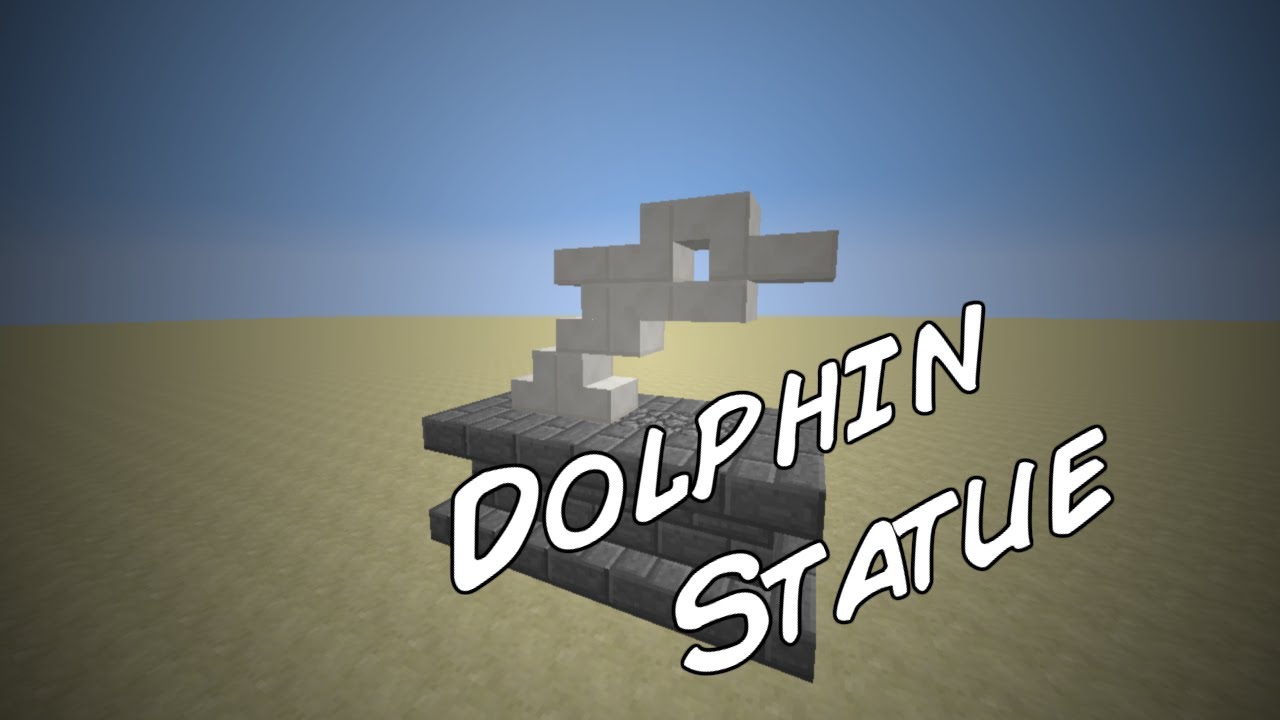 Dolphin Statue Minecraft - KibrisPDR