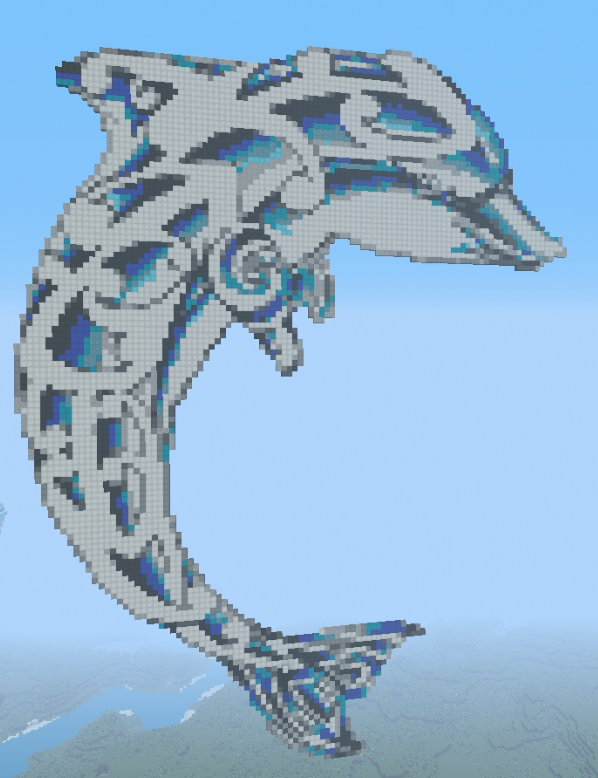 Detail Dolphin Statue Minecraft Nomer 13