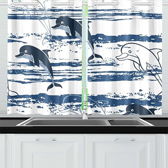 Detail Dolphin Window Curtains Nomer 50